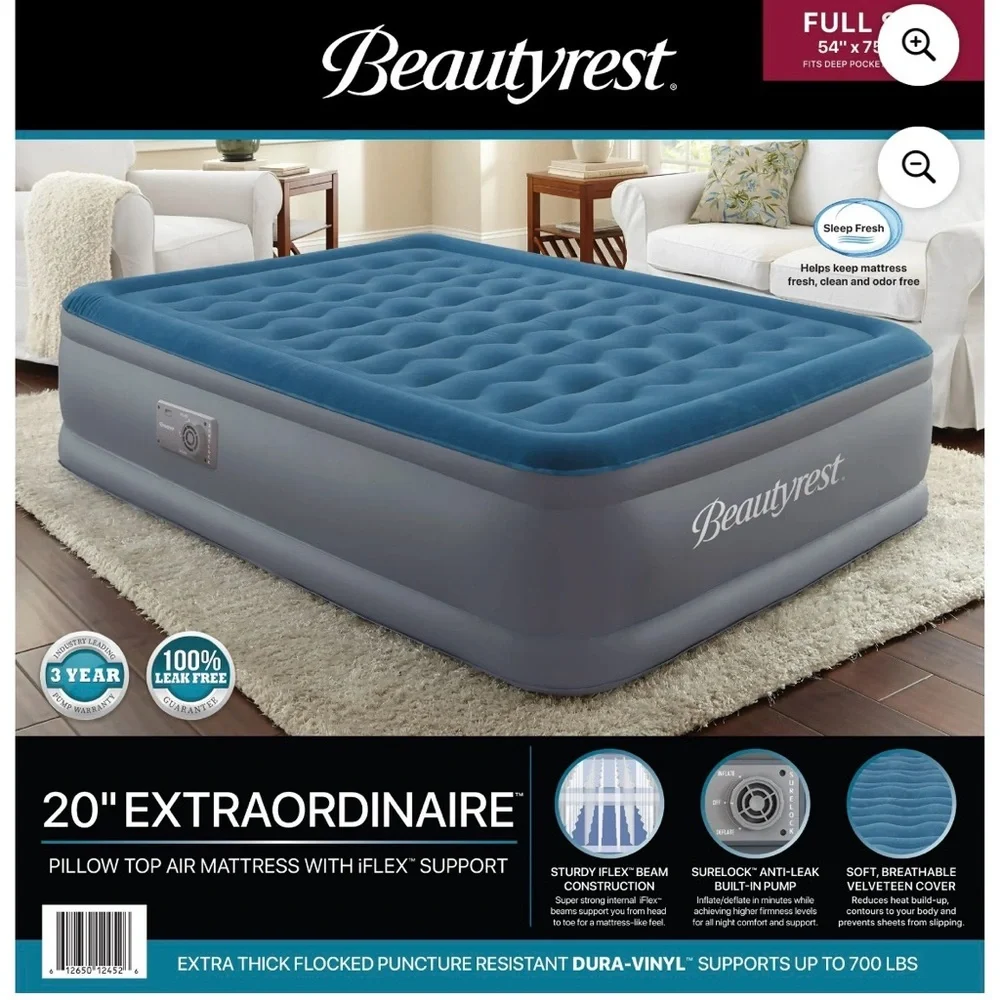 (New in box) Beautyrest Inflatable Air Mattress (Full)